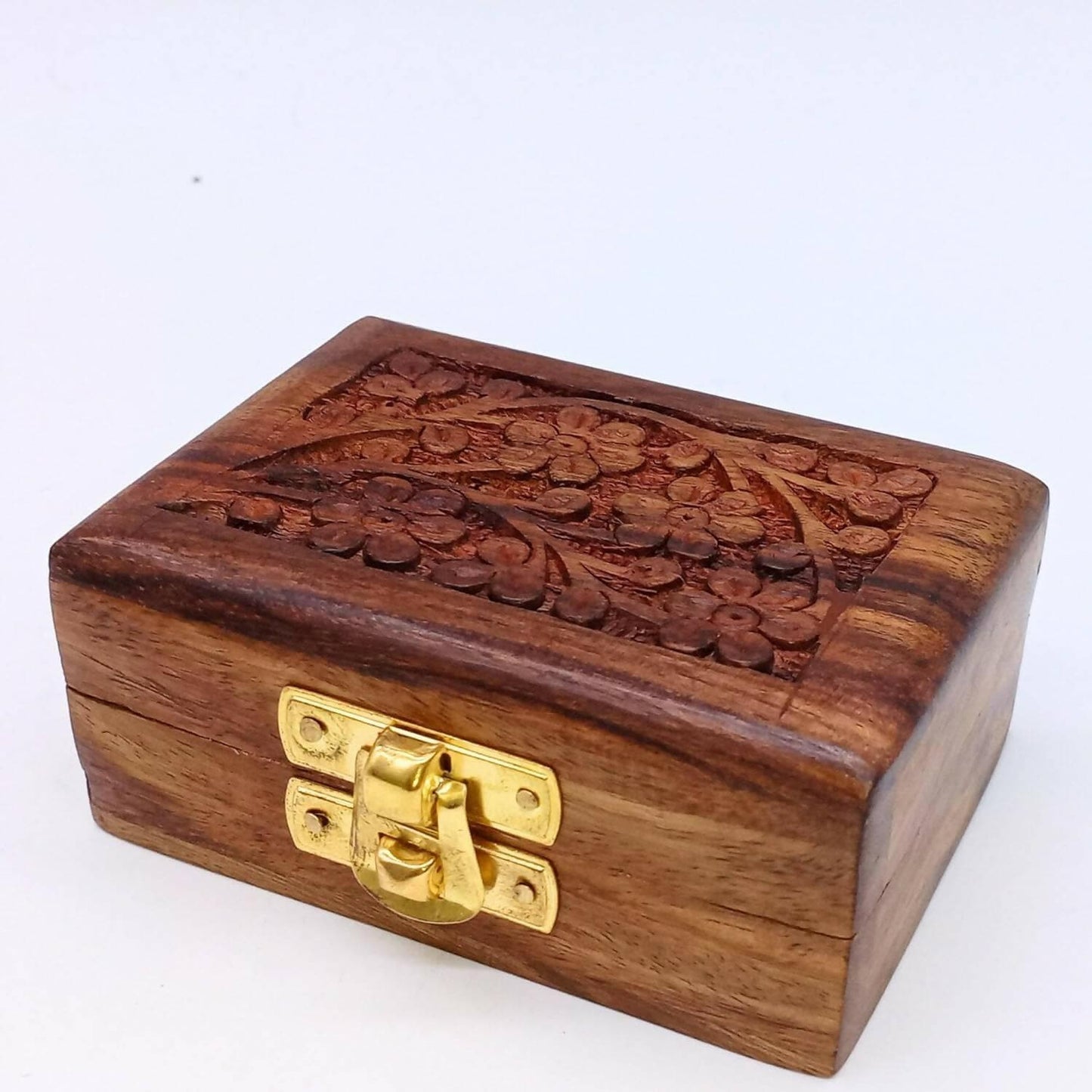 Santarms Wooden Small Storage Box for Jewellery - HalfPe