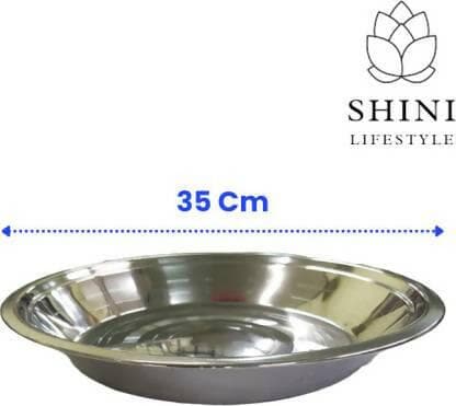 SHINI LIFESTYLE Stainless Steel Atta Parat - HalfPe