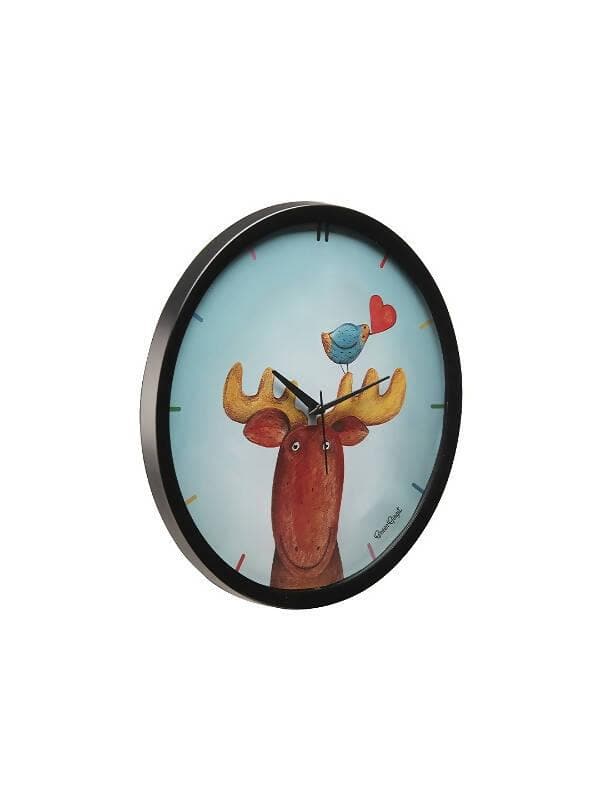 Reindeer Analog Wall Clock - HalfPe