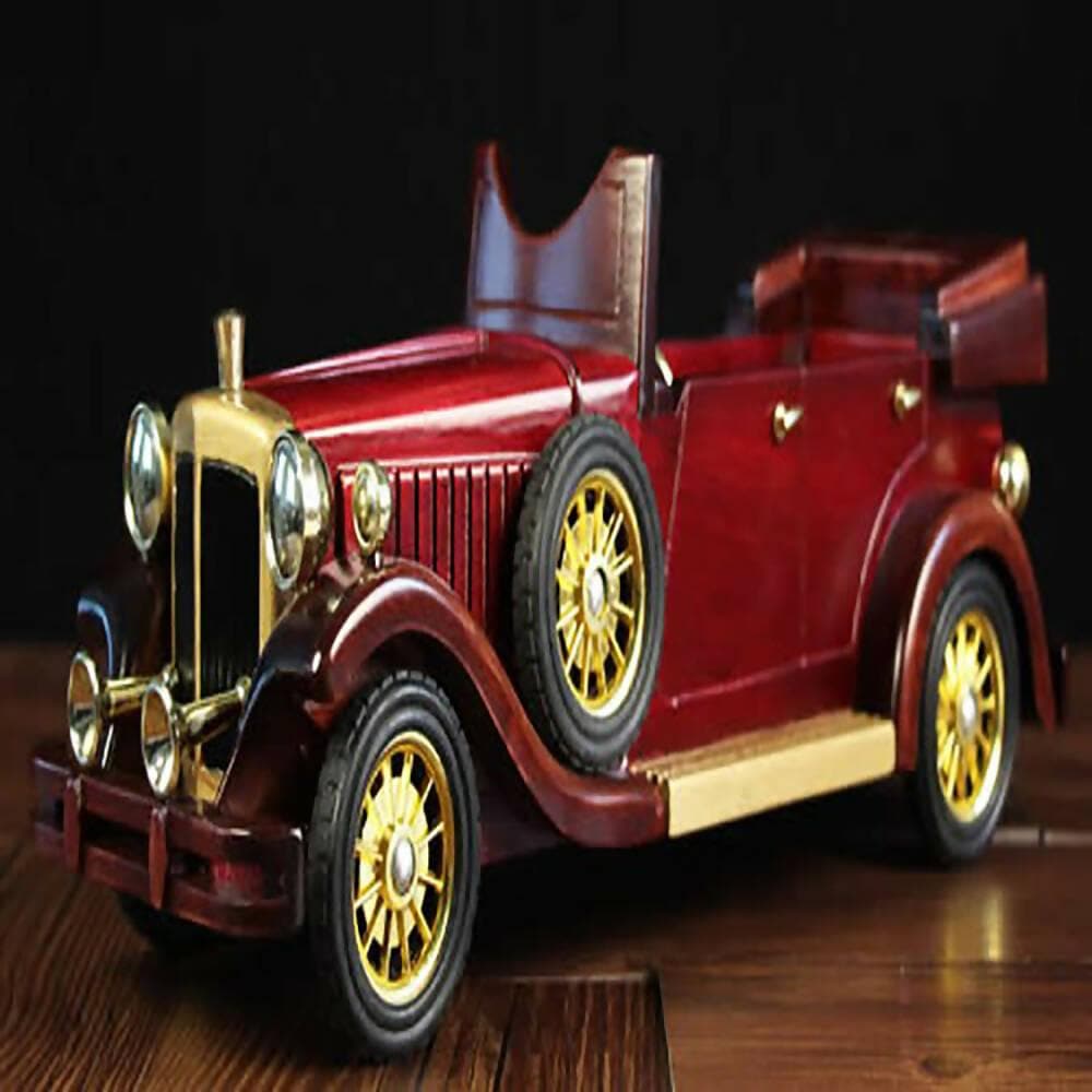 TGM American Retro Wooden Classic Red Wine Rack Creative Wine Accessories Cafe Club Decorative - HalfPe