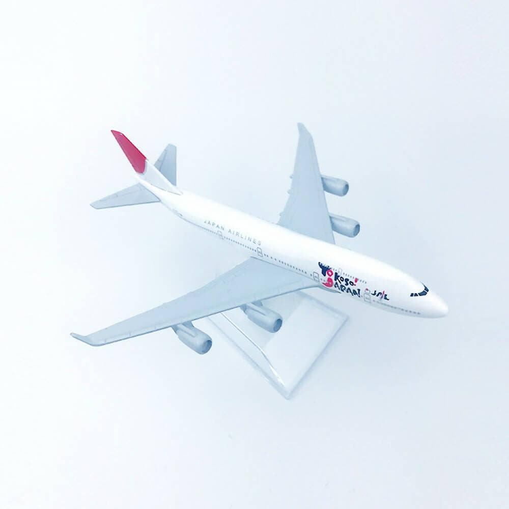 GM Japan Airlines Boeing 747 Aircraft Model 16cm Die-Cast Metal Airplane - HalfPe