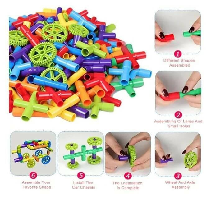 Zodo toys pipe building blocks for kids - HalfPe