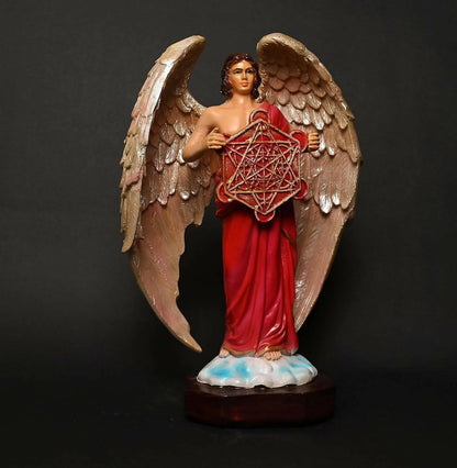 KariGhar Archangel Judaism Metatron Statue Idol Muiltcolor (9 x 10 x 26 CM) - HalfPe