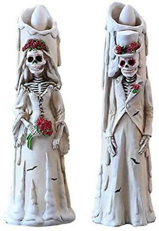 GM Presents Unique Gift Love Never Dies Skeleton Couple Wedding Statue Gift - HalfPe