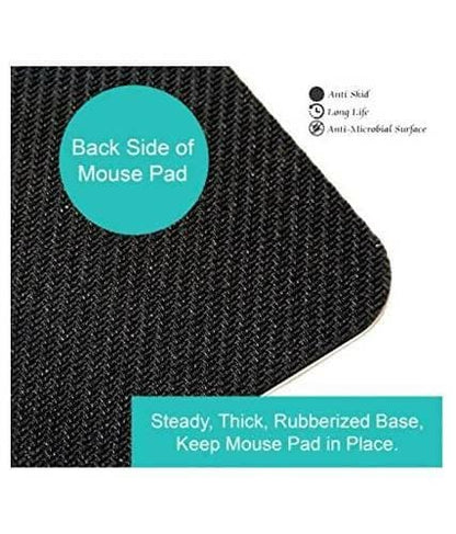 Webelkart Designer Printed Qoutes Rubber Base, Slippery Mouse Pads JC05190 - HalfPe