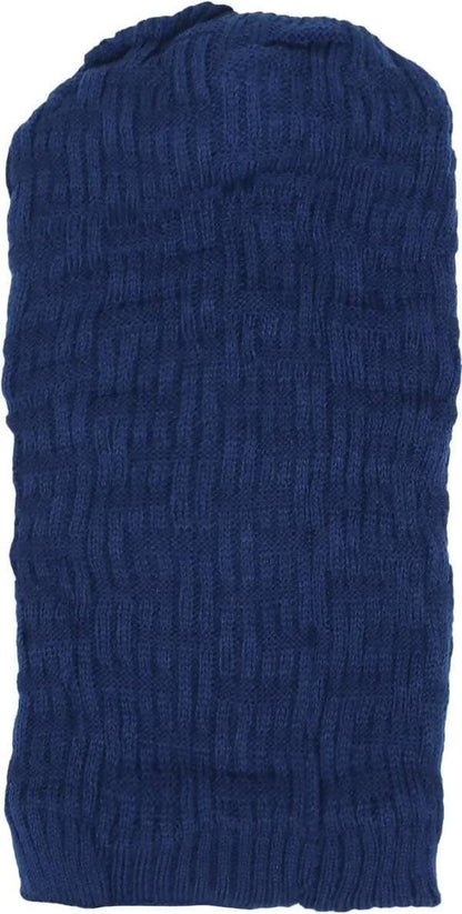 Woven Winter cap (Blue) - HalfPe