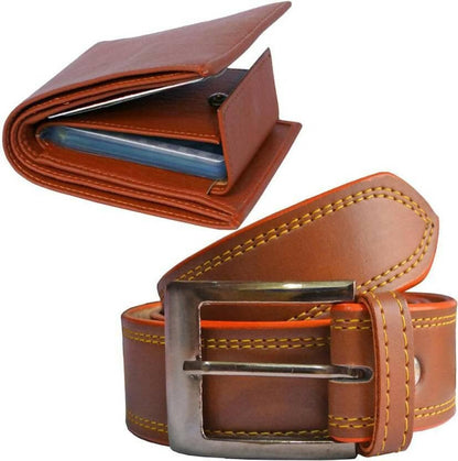 Styles Unique Men Belt With Wallet (Combo) - HalfPe