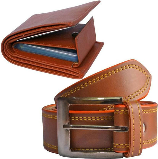 Styles Unique Men Belt With Wallet (Combo) - HalfPe