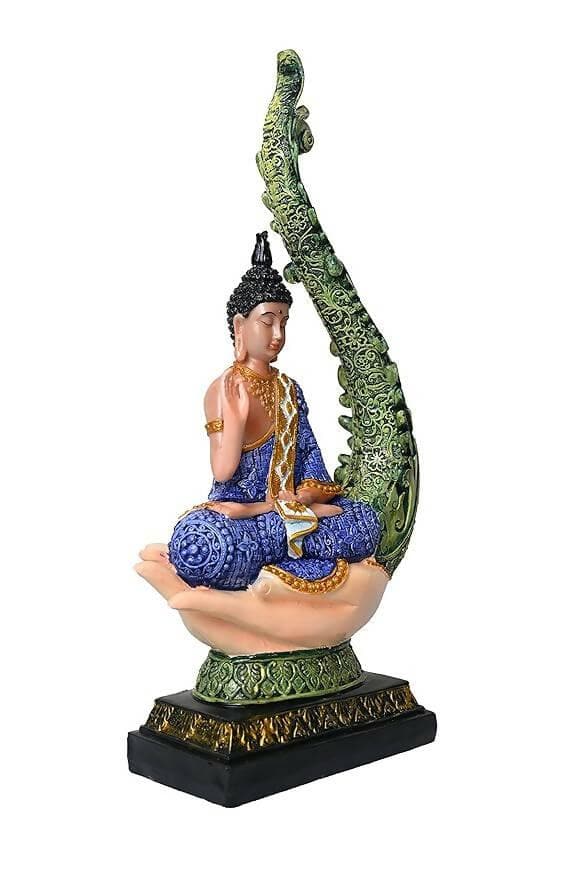 KariGhar Antique Meditating Buddha Statue Idol - HalfPe