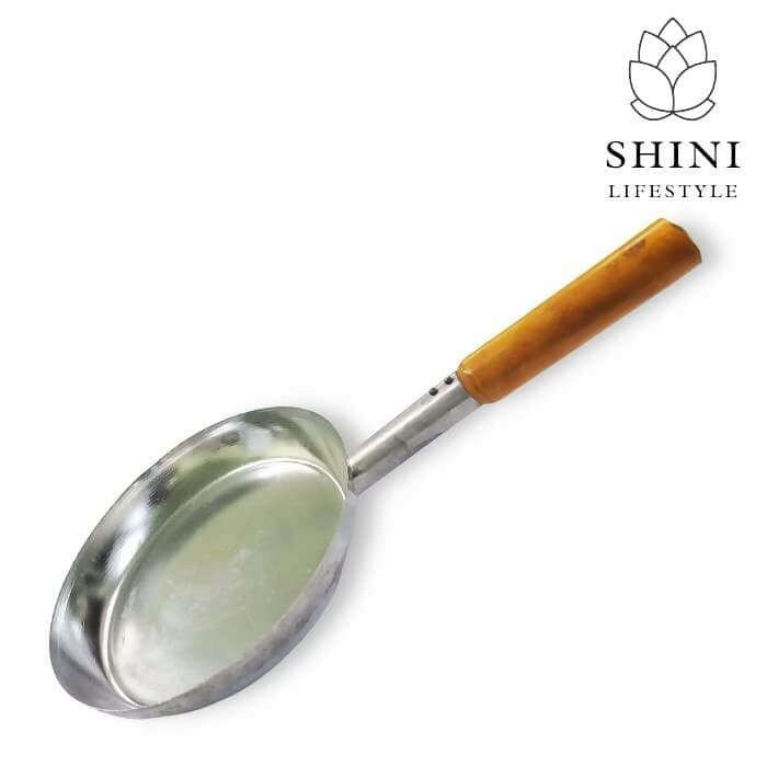 SHINI LIFESTYLE Super Smooth Galvanized Iron Shallow Fry Pan - HalfPe