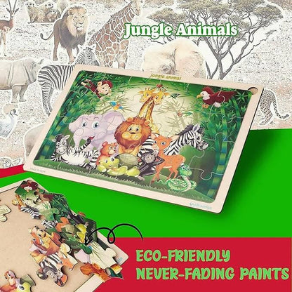 Zodo jigsaw jungle puzzle for kids - HalfPe