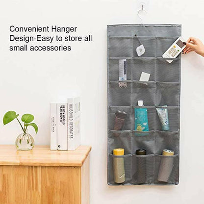 Multifunction Folding Dual-Sided Hanging Closet Organizer for Underwear, Stocking, etc (Black) - HalfPe