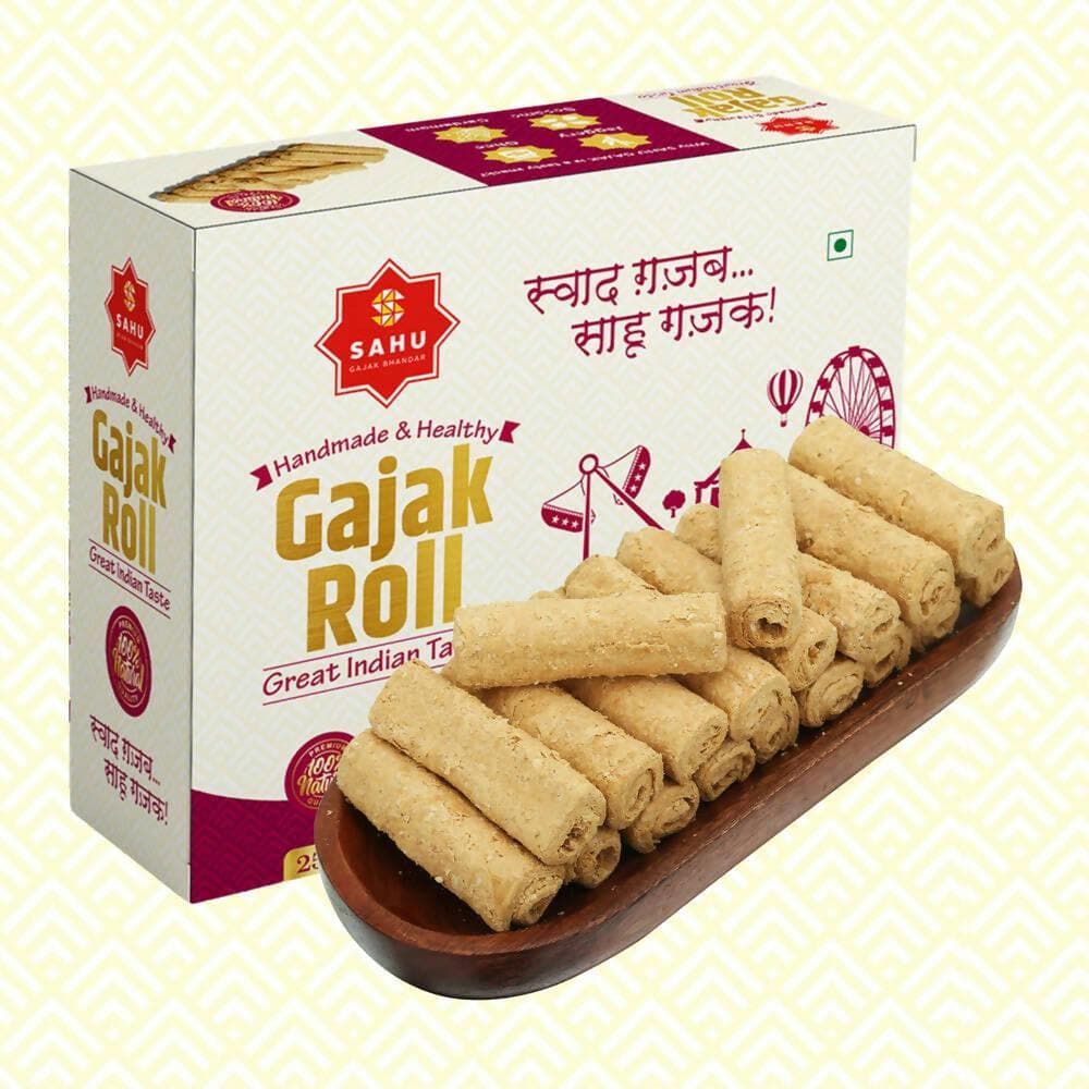 SAHU GAJAK BHANDAR Gajjak Roll (250g) - HalfPe