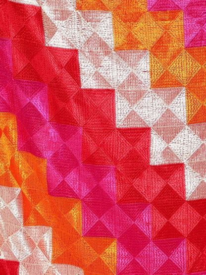 Phulkari Bagh Dupatta (Multicoloured) - HalfPe