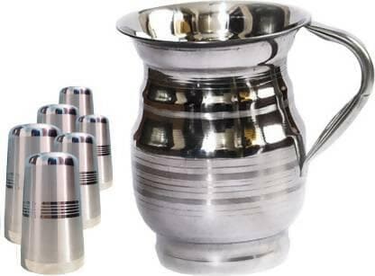 SHINI LIFESTYLE Stainless Steel Jug or Glass combo - HalfPe