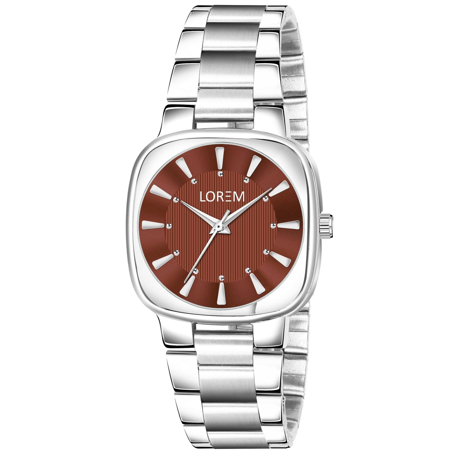 LOREM Brown Professional Analog Watch For Women LR303 - HalfPe