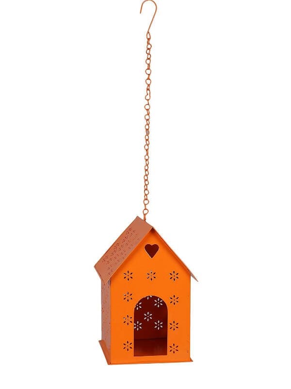 Hut Shape Bird House Orange - HalfPe