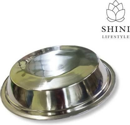 SHINI LIFESTYLE Stainless Steel Atta Parat - HalfPe