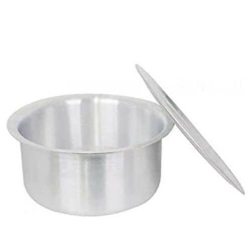 SHINI LIFESTYLE Aluminium Tope with Lid (Induction and Gas Compatible) (20 cm) - HalfPe