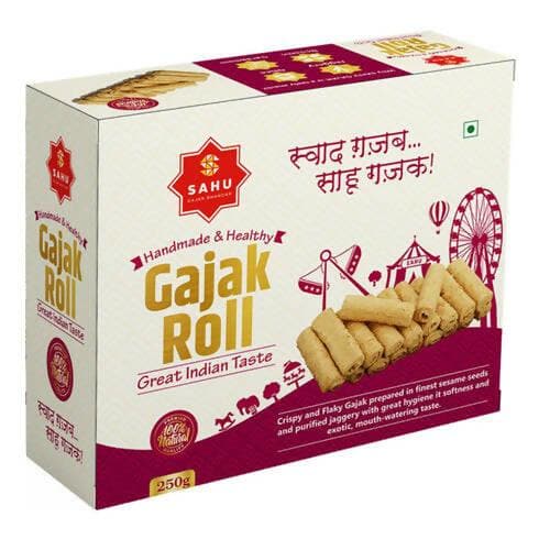 SAHU GAJAK BHANDAR Gajjak Roll (250g) - HalfPe