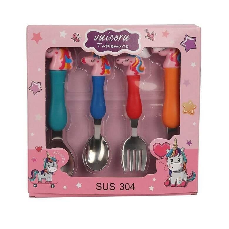 Unicorn Tableware Spoon Fork Set - HalfPe