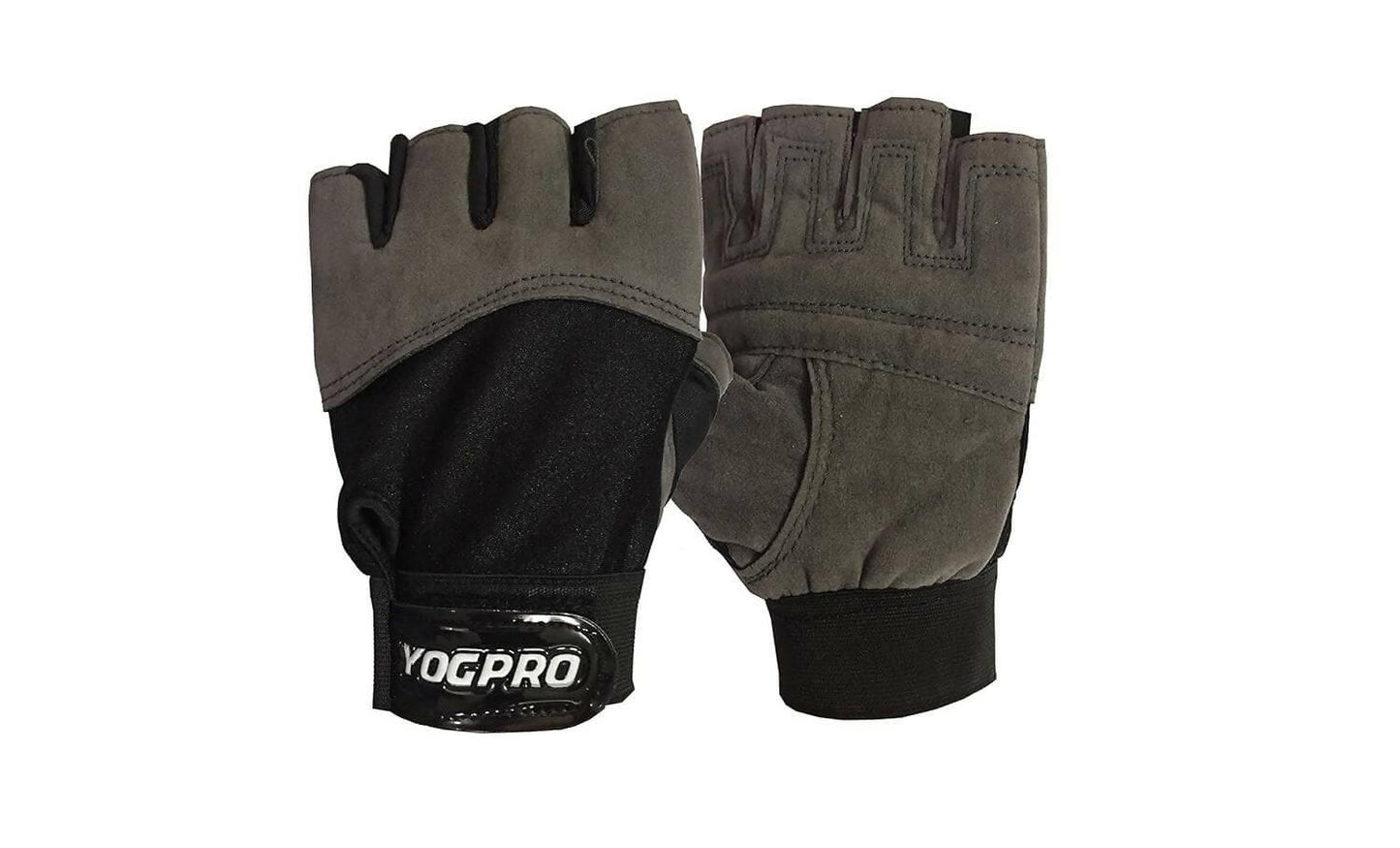 YOGPRO Gym Glove Shine Unisex (Grey) - HalfPe