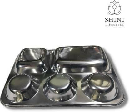 SHINI LIFESTYLE Bhojan Thali / Dinner plates (se of 4) - HalfPe