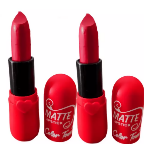 SENECIO Pack of 2 Red Velvet Matte Lipstick Colortown For That Perfect Pout Lipcolour - HalfPe