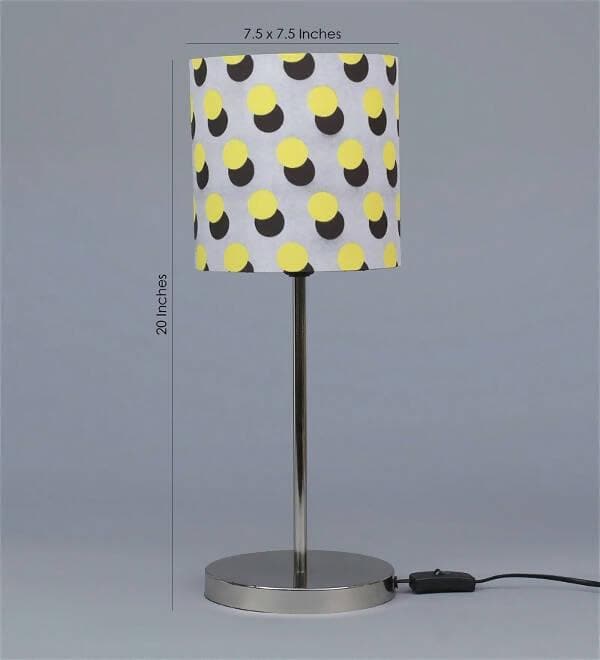 Yellow Polka Lamp - HalfPe