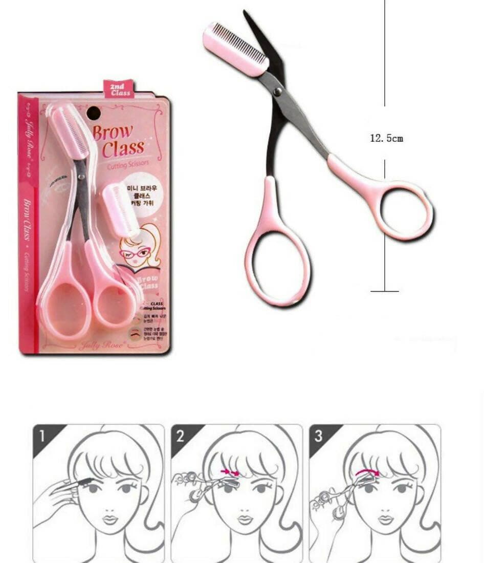 SENECIO Mini Brow Class Cutting Scissors With Comb Set - HalfPe