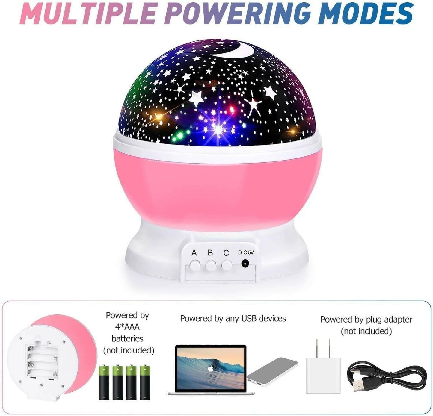 Star Master Galaxy Night Projector Lamp - HalfPe