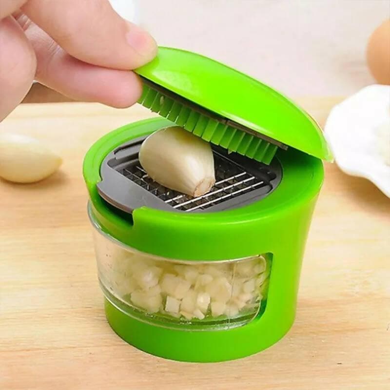 Mini Garlic Press/Onion Chopper - HalfPe