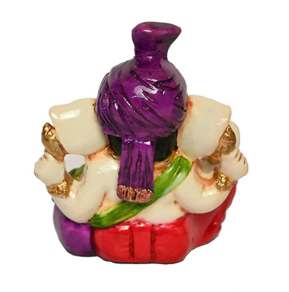 KariGhar Feta Ganesh, Ganpati Bappa Idol for Home, Living Room - HalfPe