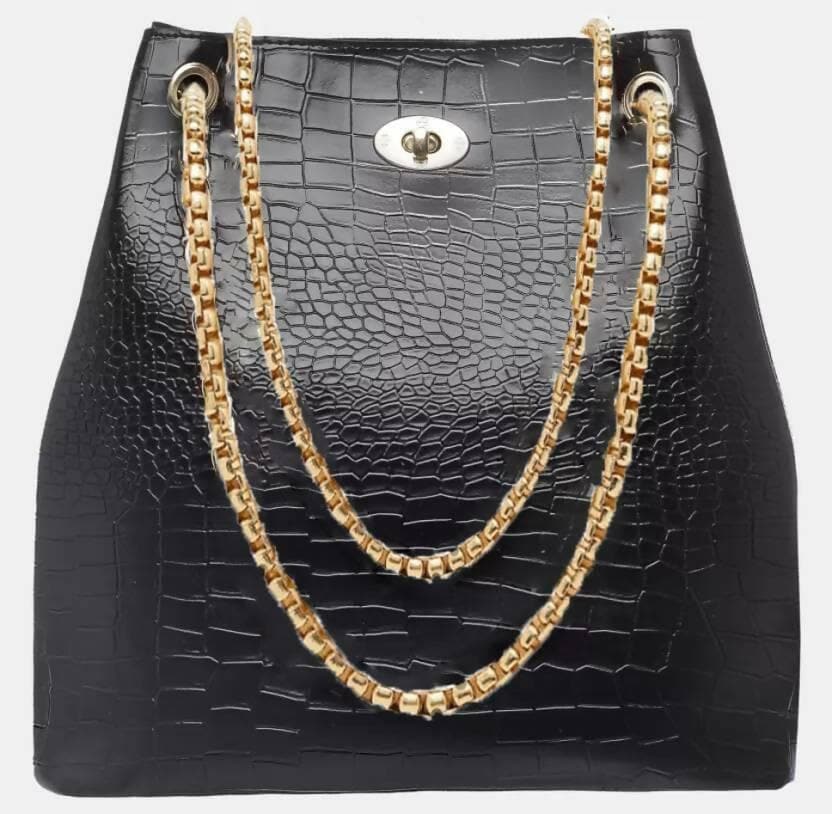 Women Black Handbag - HalfPe