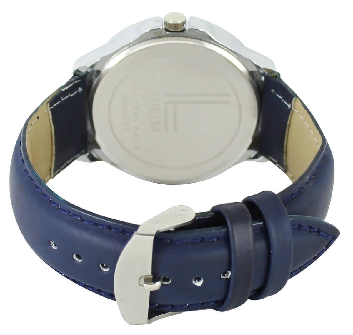 LOREM Blue Day Date Analog Watch For Men LR23 - HalfPe