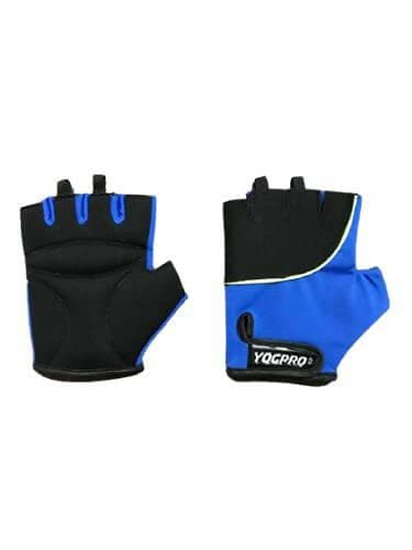 YOGPRO Gym Glove X-200 For Unisex Free Size (Blue) - HalfPe