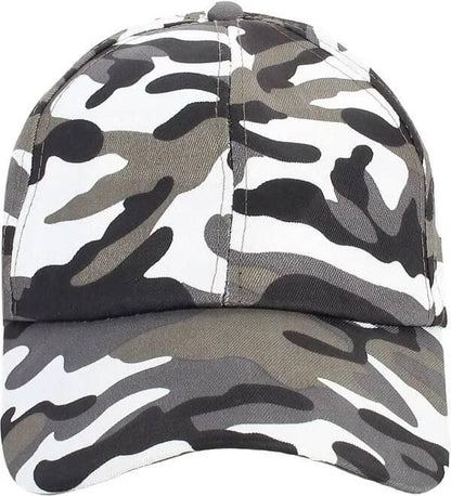 Graphic Print Army Style Cap - HalfPe