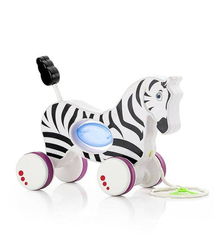 ZUDO Pull Along Toddler Toy (zebra) - HalfPe