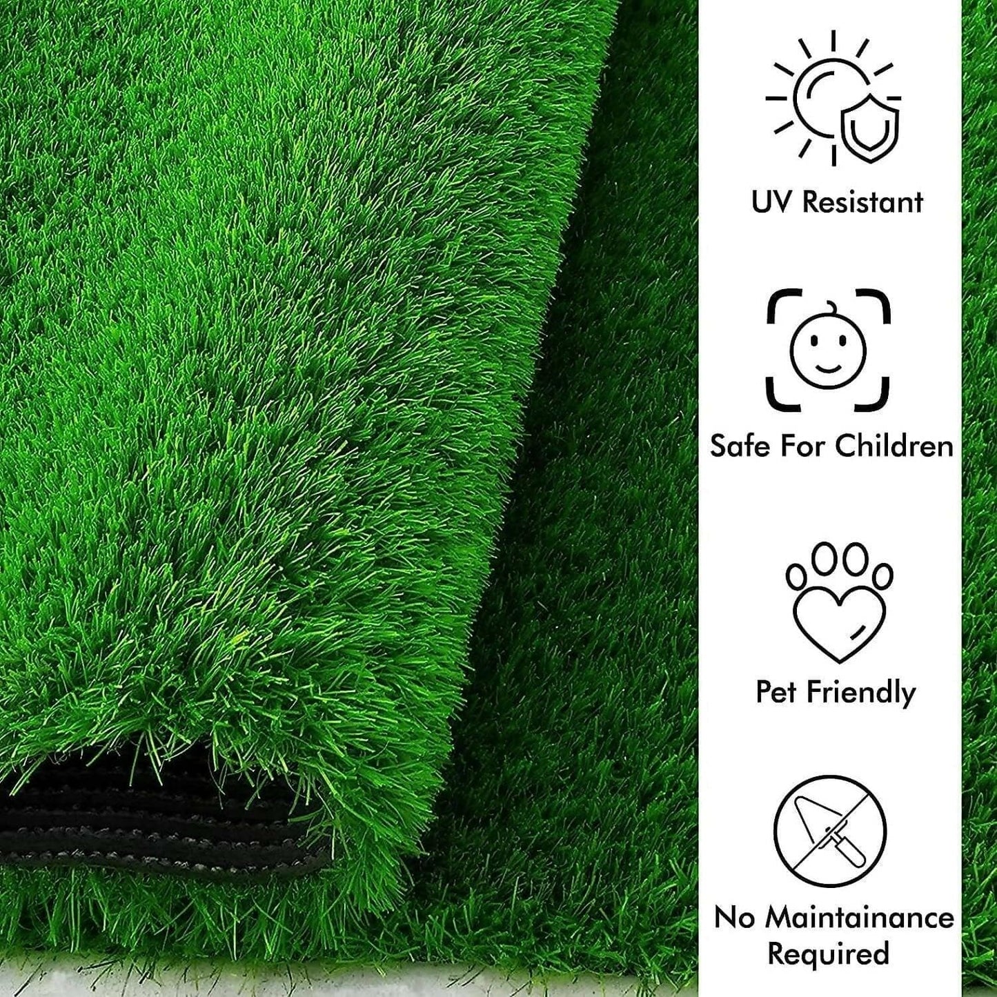 Mats Avenue Artificial Grass Mat Carpet for Balcony (25x60 CM) - HalfPe