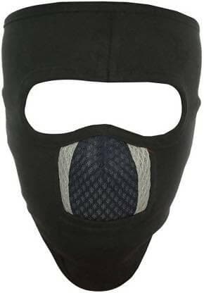 Bike Face Mask for Men & Women (Size: Free, Balaclava) (Black) - HalfPe