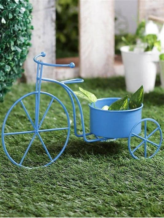 Big Cycle Planter Blue - HalfPe