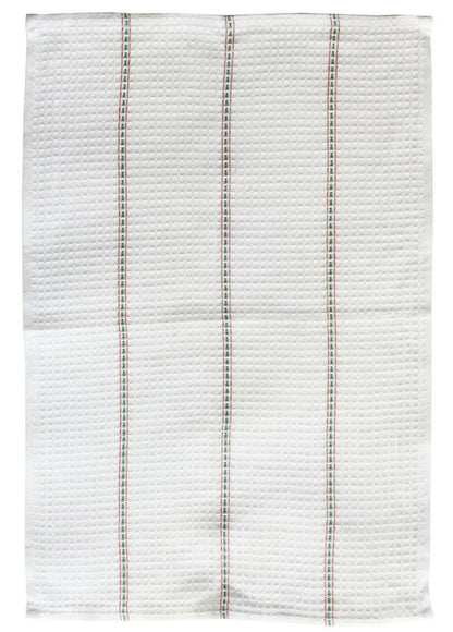 Lushomes Cotton Special White Waffle Floor Cloth, towels for kitchen use, kitchen products (Pack of 4, White) - HalfPe