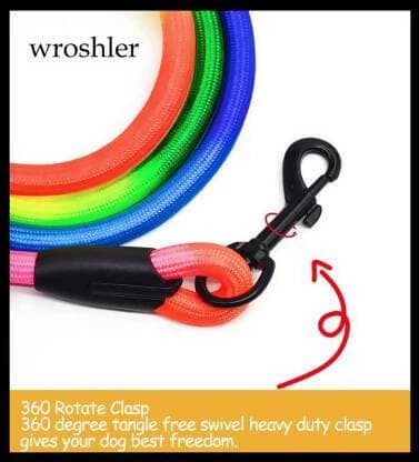 Rainbow Walking Rope for Dog - 18 mm - HalfPe