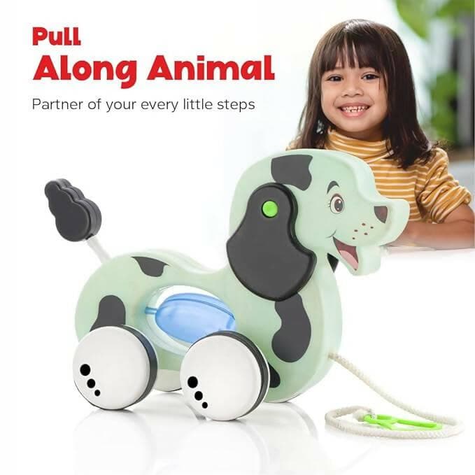 ZUDO Pull Along Toddler Toy (dog) - HalfPe