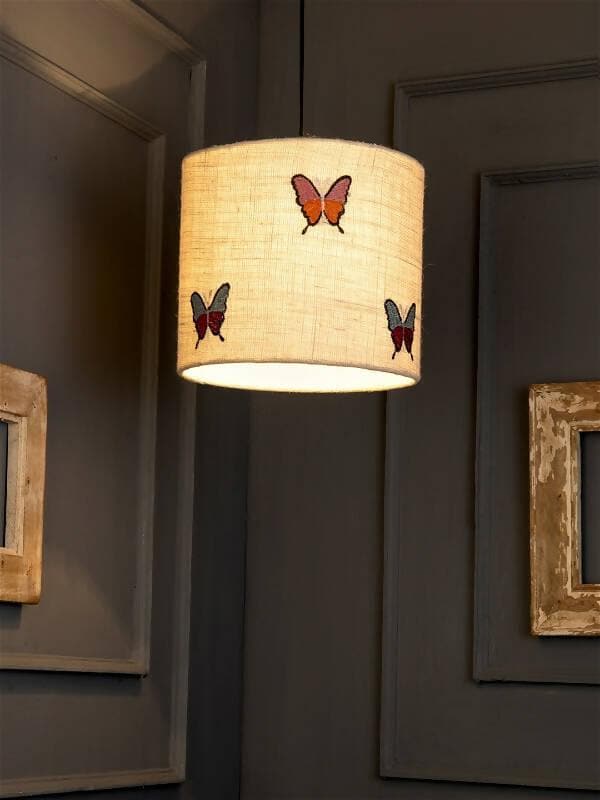 Embroided Butterflies Hanging Shade - HalfPe