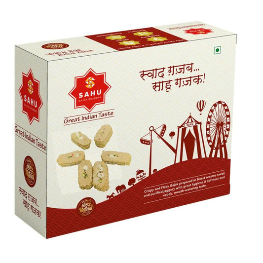 Sahu Gajak Bhandar Sugar Dry Fruit Agra Gajjak (400g) - HalfPe