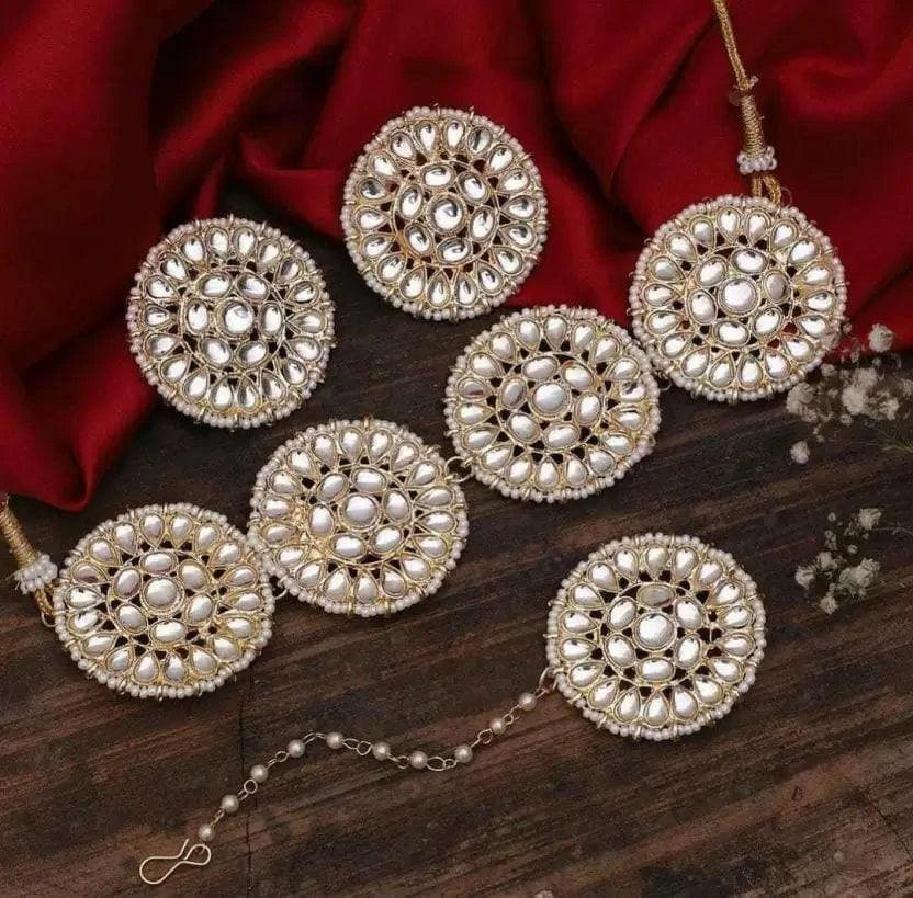 Alloy gold jewel set | MANATH - halfpeapp