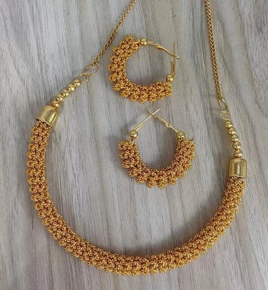 Alloy gold Jewel Set | MANATH - halfpeapp