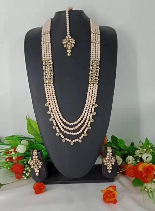 Alloy gold jewel set | MANATH - halfpeapp