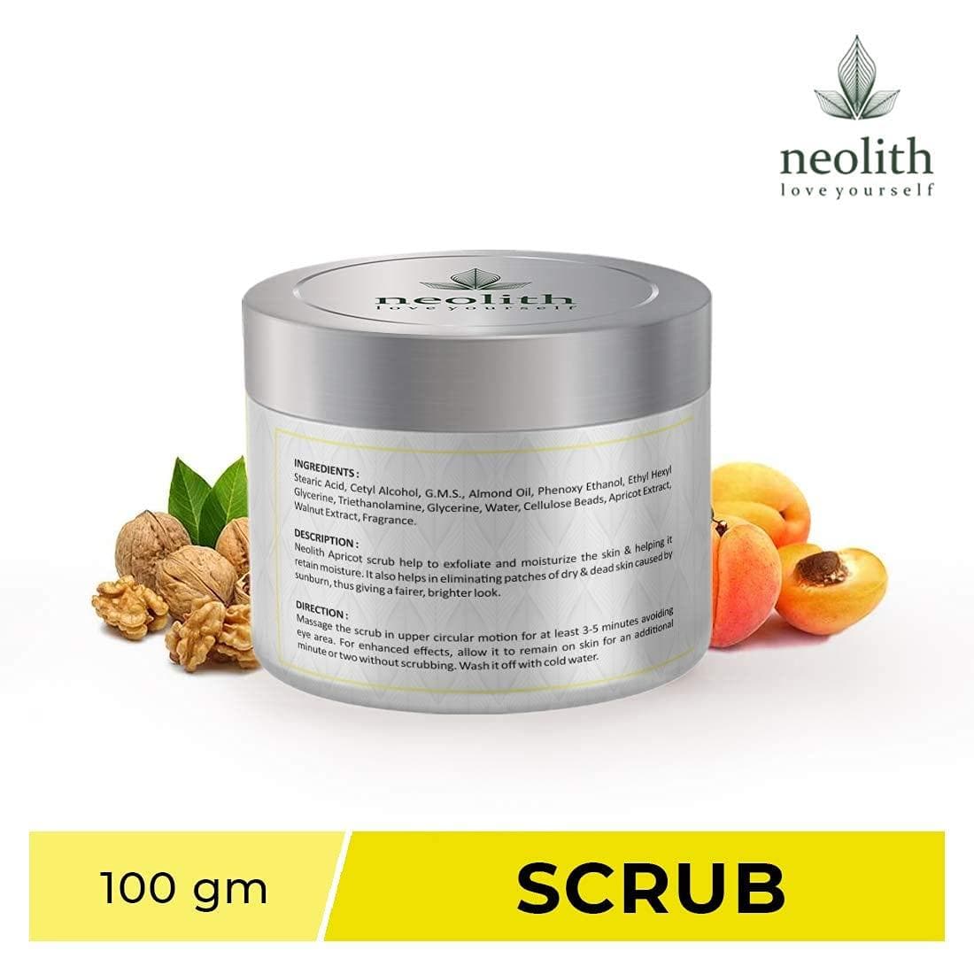 Apricot walnut scrub (100gm) | NEOLITH - halfpeapp